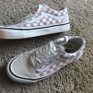 Size 8.5 Checkered Vans
